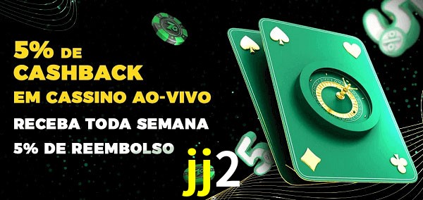 Promoções do cassino ao Vivo jj2